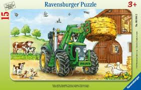 „Ravensburger Mini Puzzle“ 06044 15vnt. Traktorius