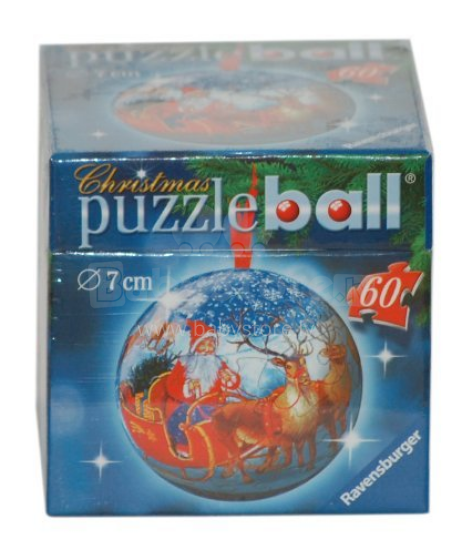 Ravensburger Art. 09488 Dėlionės kalėdinės dėlionės, apvalios, 60 vnt.