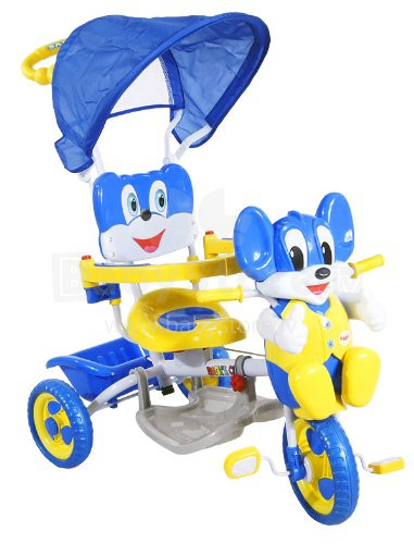 Arti JY-17 Mouse-4 Bērnu trīsritenis, blue