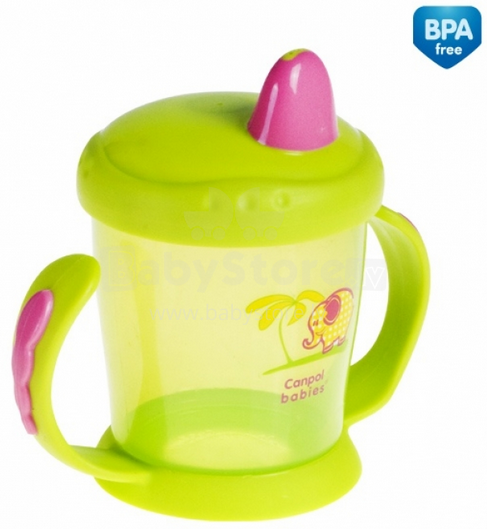 „Canpol Babies“ 56/505 puodelis su dangtelio fragmentu, skirtas kūdikiams nuo 12 mėnesių 220 ml