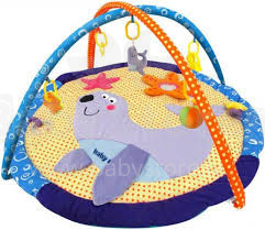 BabyMix 3298C Развивающий коврик с игрушками Морской Котик