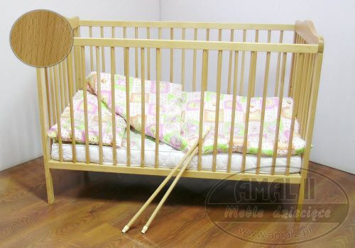 Amal II Kinda Детская кроватка (цвет бук - натуральный)