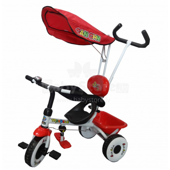 „Aga Design Tricycle T016“ vaikų triratukas su rankena
