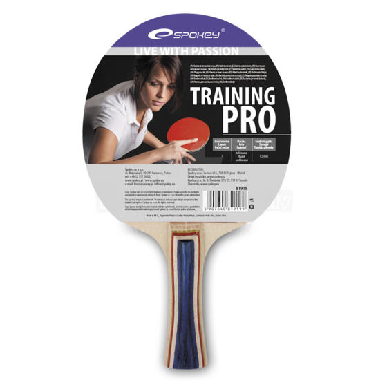 „Spokey Trainig Pro“ menas. 81919 stalo teniso raketė