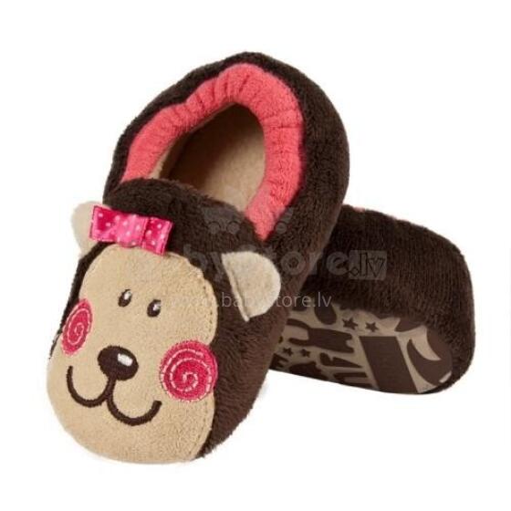 SOXO Baby 65229 AntiSlip vaikiškos šlepetės su aplikacijomis
