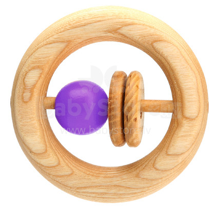 Eco Toys Art.50015 Развивающая деревянная погремушка для самых маленьких