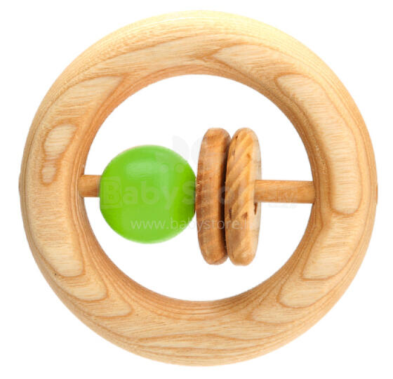 Eco Toys Art.50018 Development ąžuolo medžio barškučiai - patys mažiausi