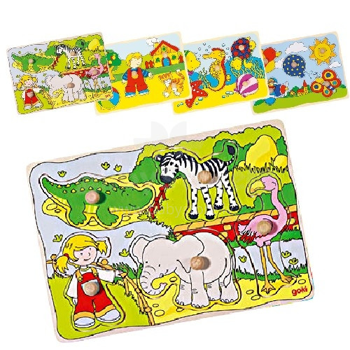 Goki VG57515 Lift out puzzles
