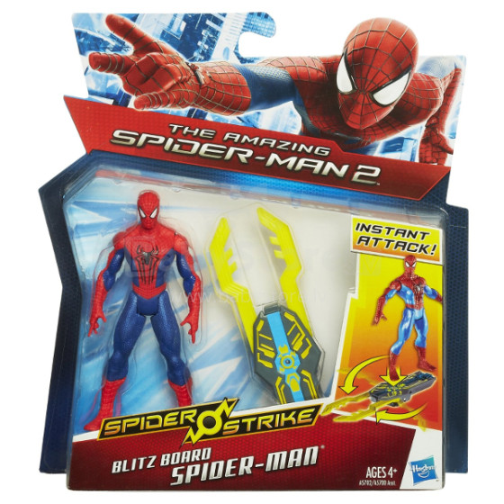 Hasbro A5700 Spider Man Атакующие фигурки, 9,5 см  