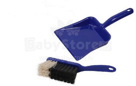 Goki VG15493 Plastic dustpan, brush set
