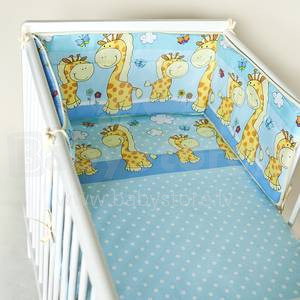 „MimiNu 1114“ kūdikių lovos skalbinių komplektas 2 dalių 100x135cm