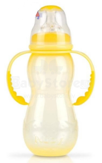 Nuby Art. 1093 Yellow Полипропиленовая бутылочка со стандартным горлом 320 мл