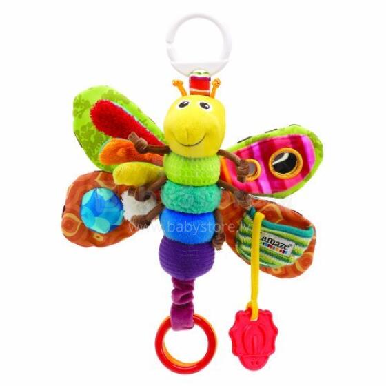 Lamaze LC27053 girgždantis žaislas drugelis
