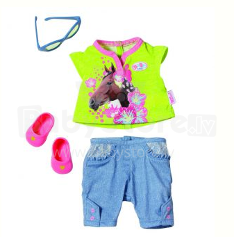 Baby Born Art. 819357B Lelles mazules džinsa apģērbs, 43 cm