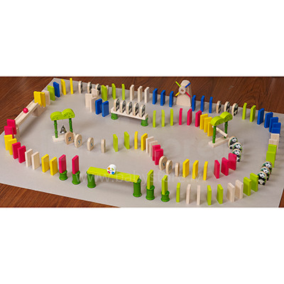 Edu Fun Toys 93081 Domino Rolling Развивающая деревянная игрушка Домино кубики