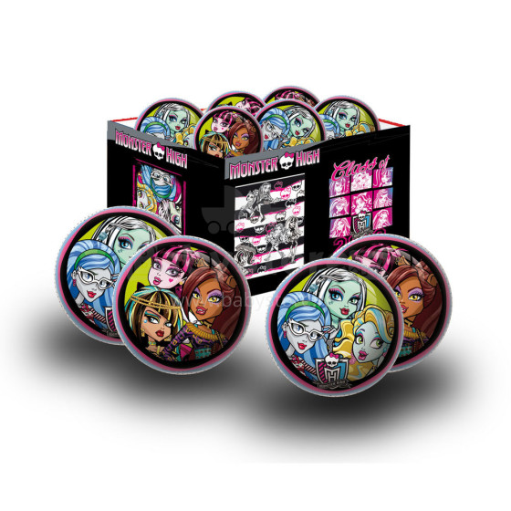 Smoby 1399 vaikiškas guminis kamuolys su „Monster High“ atvaizdu 15 cm