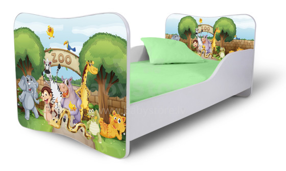 Nobi Zoo  Bērnu stilīga gulta ar matraci 144x74 cm