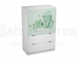 AMI Bear  Детский  стильный  шкаф  125 x 80 x 45 см