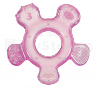 Munchkino menas. 011482 Užpakalinių dantų krumplių 3 pakopos rožinis kramtomasis žaislas galiniams dantims
