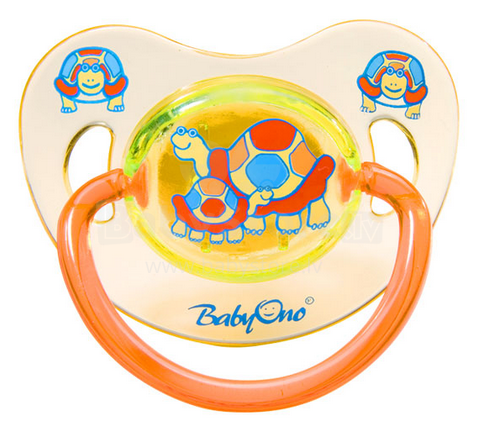 BabyOno Art. 709/03 Anatomical rubber soother 18+