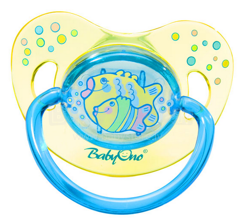 BabyOno Art. 709/04 Anatomical rubber soother 18+