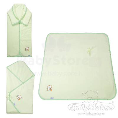 Baby Matex Niki Bears Green 1791 конвертик - спальный мешок многофункциональный 90x90