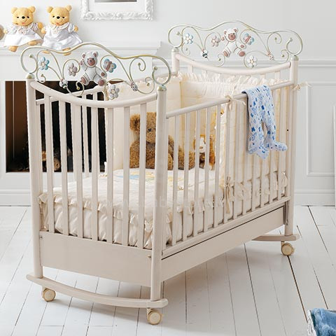 Baby Expert Ceramics Perla Bianco  Детская эксклюзивная кроватка 