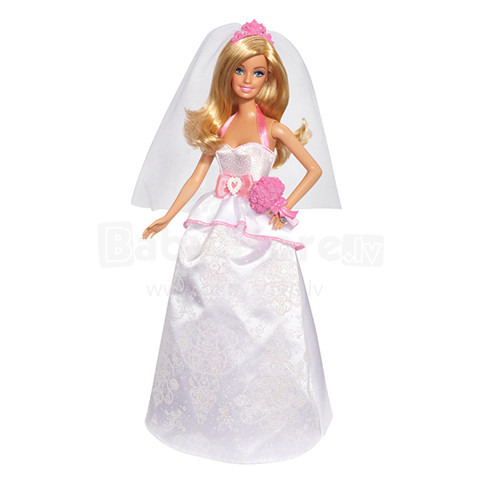 Mattel Barbie Royal Bride Fairytale Magic Doll Art. BCP33 Lelle Barbija Līgavaina