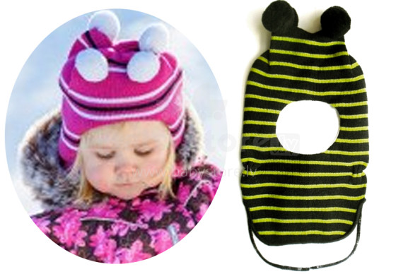 Lenne'15 Bug Art.14581-15581/104  Knitted cap Вязанная шерстяная шапка шлем для младенцев
