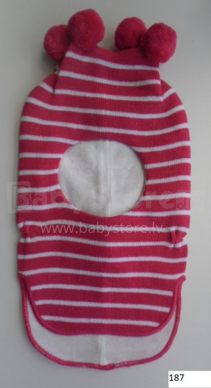 LENNE'15 Bug 14581-187 Knitted cap Вязанная шерстяная шапка шлем для младенцев