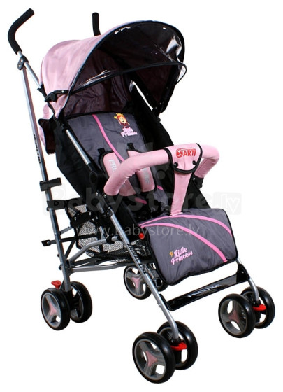 „Arti '14 Voyager Pink Grey Princess“ sportiniai vežimėliai