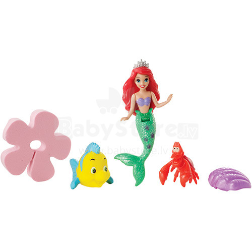 „Mattel Disney Princess Ariel“ maudymosi krepšys Art. BBD26 Disney plaukimo rinkinys