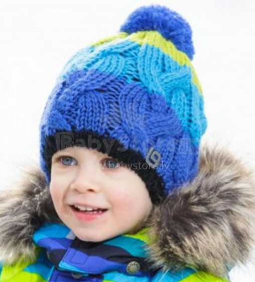 Lenne'15 Knitted Hat Patric Art.14397/680 Bērnu siltā viilnas cepure [izm. 52-56]