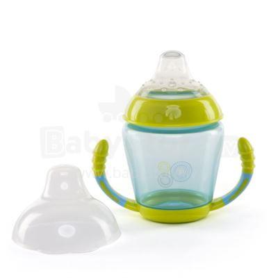 Nuvita Art. 1441 Blue/Green Trainer cup with silicon spout