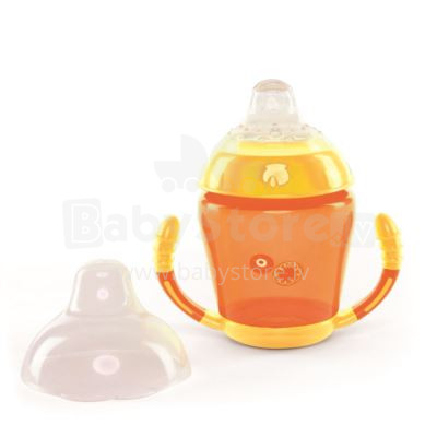 Nuvita Art. 1441 Orange Trainer cup with silicon spout