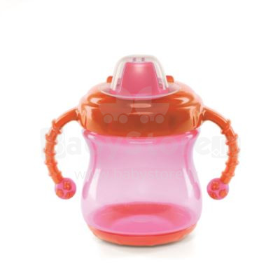 Nuvita Art. 1446 Orange/Pink Trainer cup with hard spout