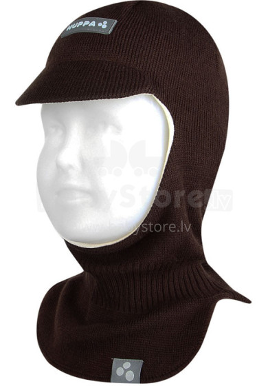 Huppa'15 Sindre 8513AW/081 Детская вязаная шапка-шлем с хлопковой подкладкой (р.S-L)