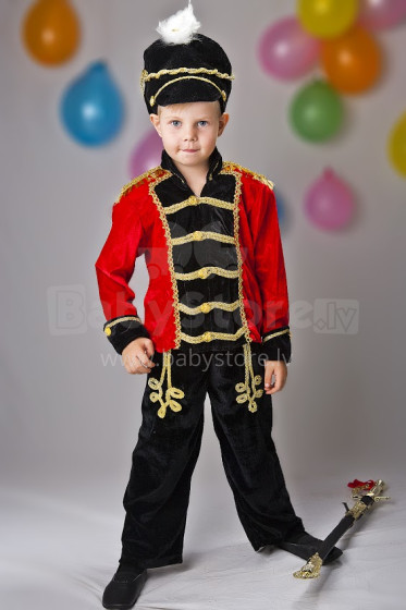 Feya Princess Карнавальный костюм Гусар в чёрном 