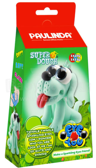Paulinda Super Dough Eye Love You Dog 081181-5 Īpaši viegls un patīkams Kucēns