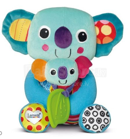 Lamaze Art.LC27162 Cuddle and Squeak Koalas Развивающая игрушка с мягкой зубогрызкой