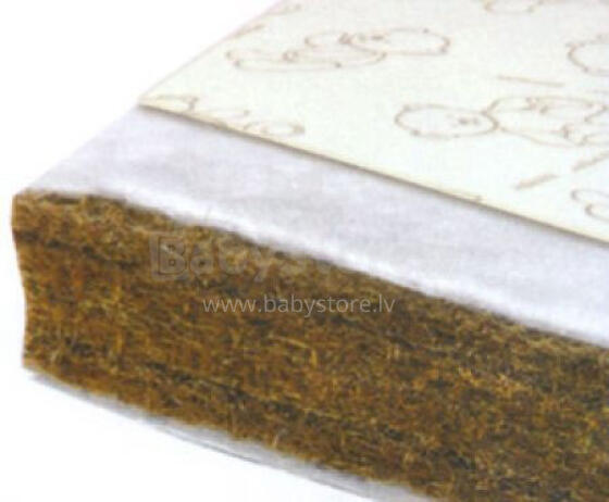 La Bebe Art. 70694 kokos 6 Baby matress 120x60 cm (7 cm)