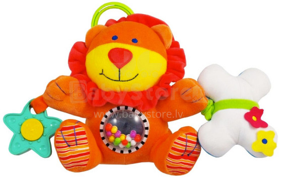 Baby Mix YF1011L Mūzikālā rotaļlieta ar vibrāciju - grabulis ratiņiem/aukrēsliņiem/gutiņām