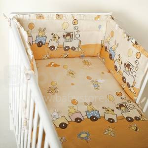MimiNu Baby Bear Beige Комплект детского постельного белья из 2х частей 100x135 cm