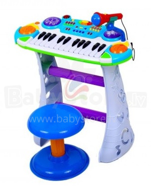 Imc Toys Keyboard Art.IW270  Музыкальная установка орган- синтезатор, с микрофоном и стульчиком