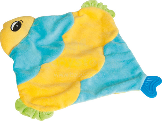 Fillikid Cuddly-Blanket Fish Art.360-201 Mīksta rotaļlieta Miega lupatiņa - grabulis