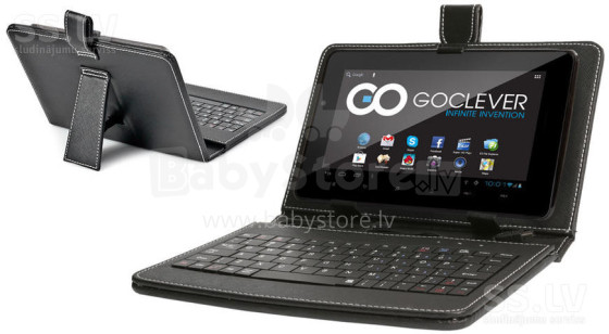GOCLEVER TAB R76.2 with Keyboard and Leather Case