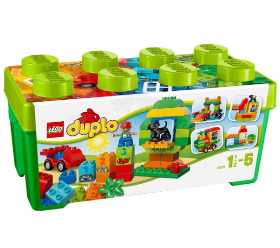 „Lego Duplo Art.10572“ daugiafunkcinė žaislų dėžutė