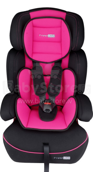 „Babygo'15 Freemove Pink“ automobilinė kėdutė (9–36 kg)