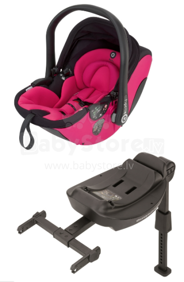 Kiddy '16 Evo-Lunafix + Isofix-Base 2 Col. Pink Автокресло для новорожденных (0-13 кг)