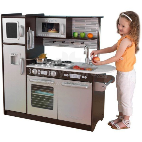 Kidkraft Espresso Art.ZK-53260  interaktīva bērnu virtuve ar skaņam